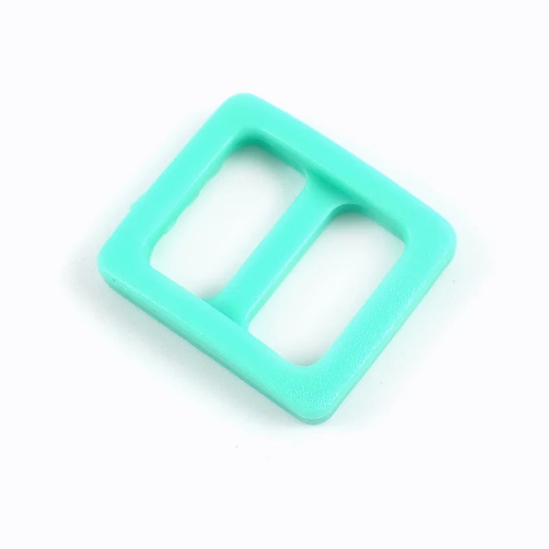 Kunststoff Schnallen Set mit Tri-Glide Ringen für Taschen und Gürtel