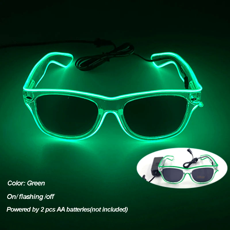 Leuchtende LED Partybrille mit Farbwechsel für unvergessliche Feste