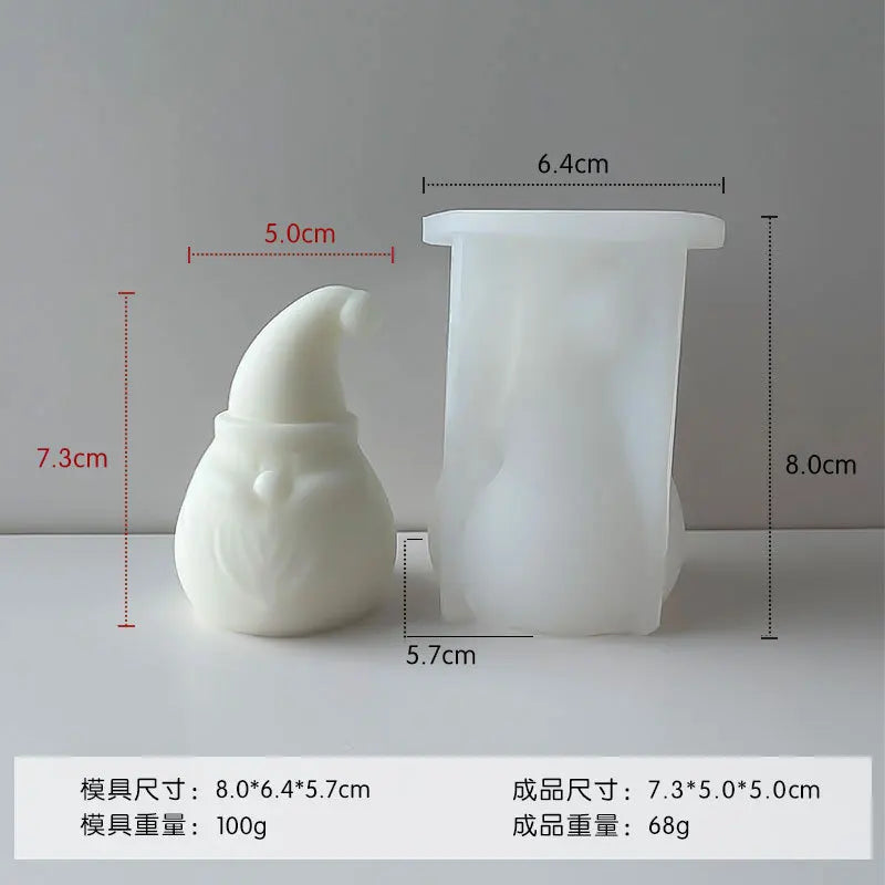 DIY Silikonform Stern Weihnachtsbaum für individuelle Kerzen & Deko