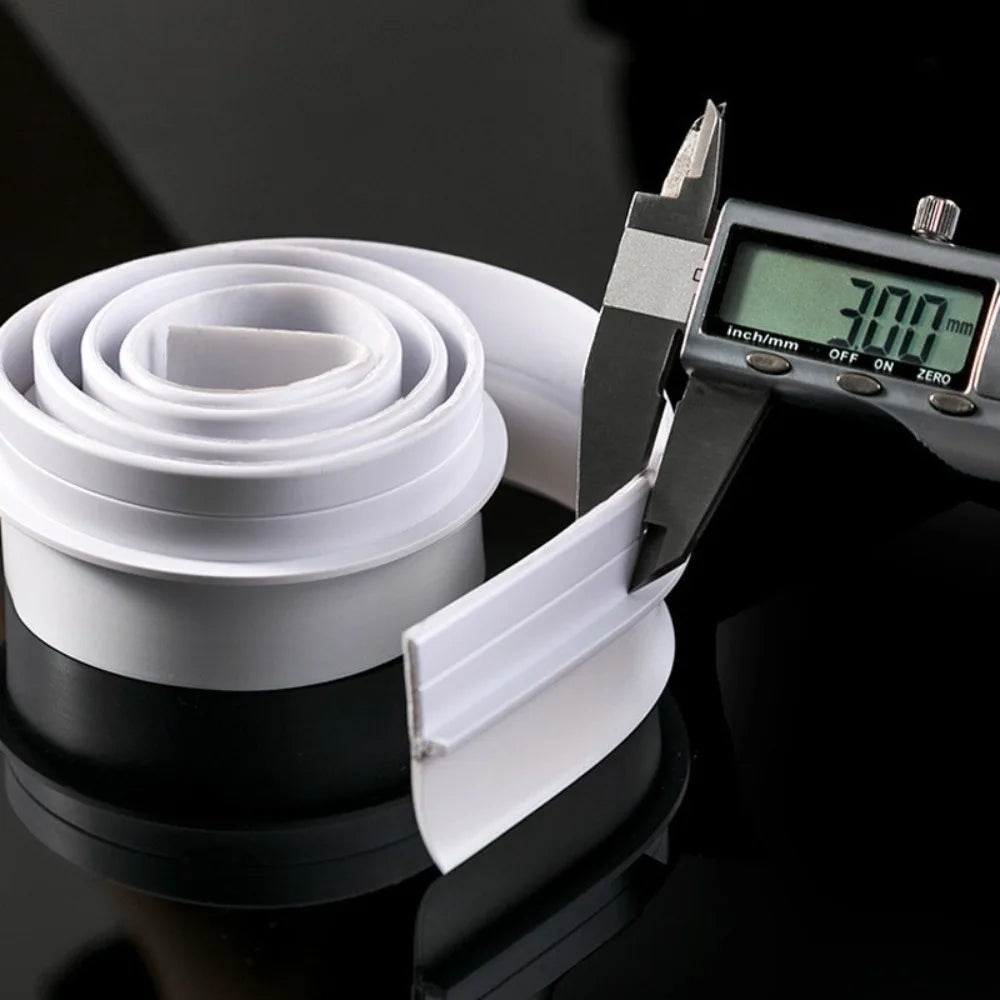 PVC Türbodendichtungsstreifen 90x3,6 cm selbstklebend schalldicht Lückenstopper