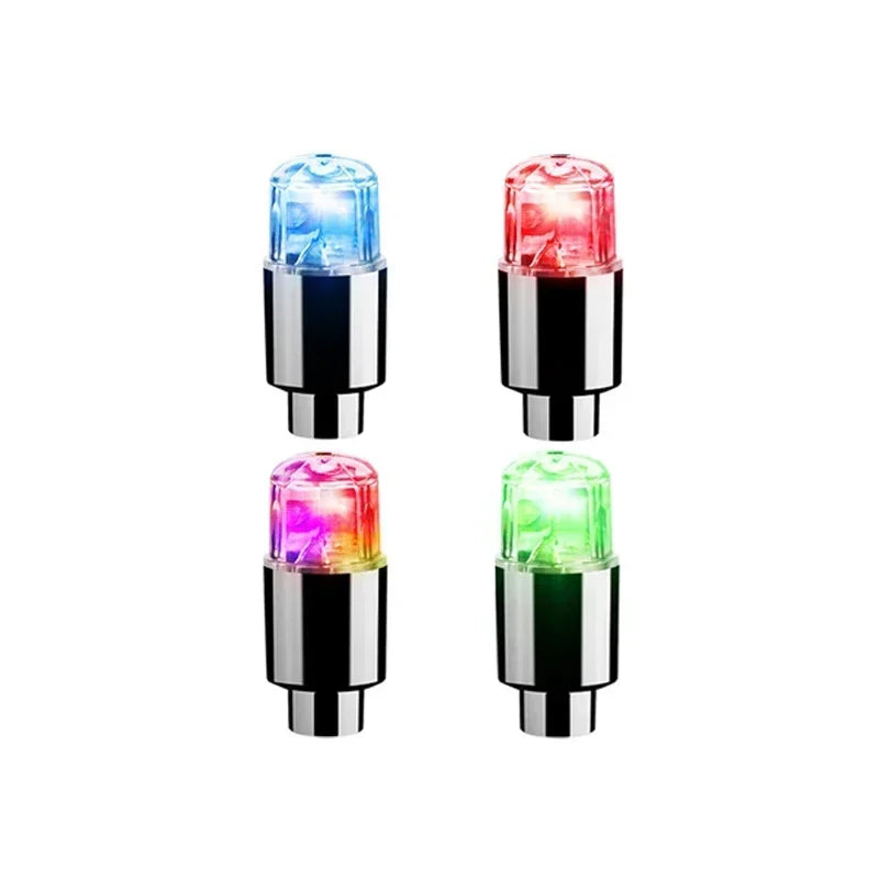 LED Radlichter bunte Reifen Ventilkappen 2 4 8 Stück für Auto Motorrad