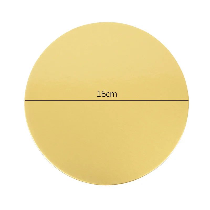 Runde Kuchenboards 10 16 22 26 cm Gold Silber Basis für Cupcake Dessert