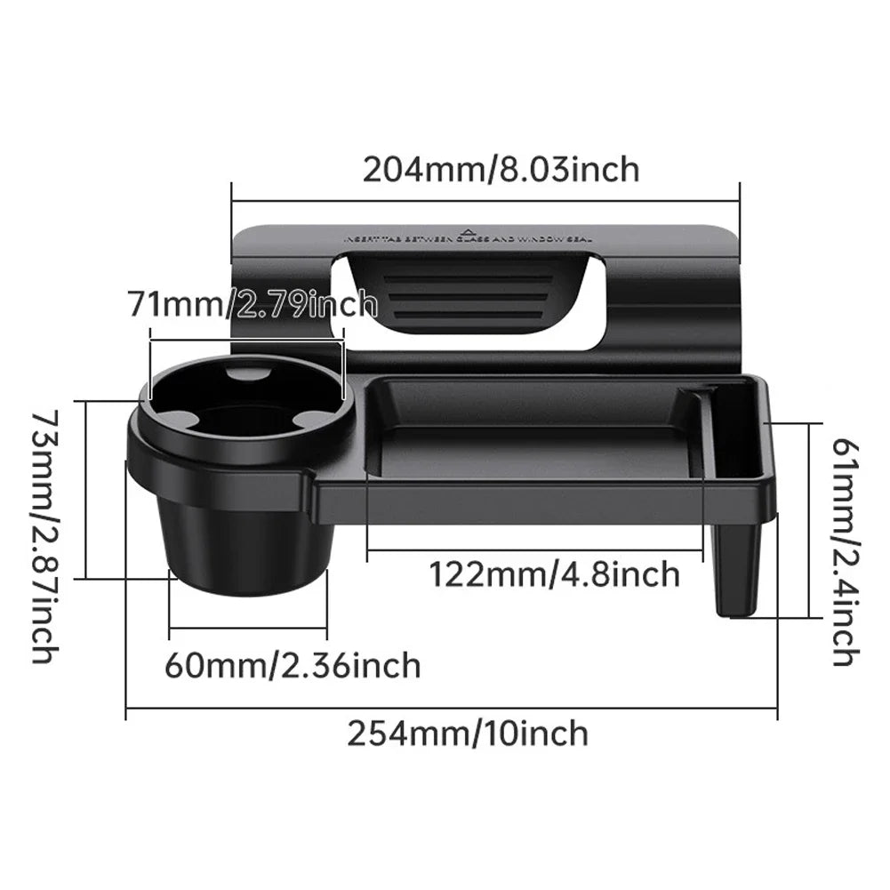 Multifunktionale Auto Organizer Box mit Getränkehalter und Aufbewahrungstasche