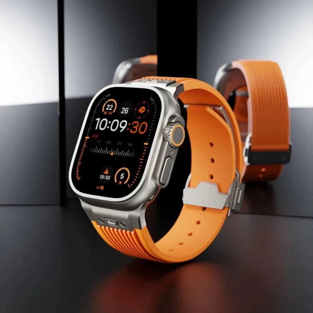 Sport-Silikonarmband für Apple Watch Ultra und Serie 11, 49 46 45 44 mm-Yabubest - Home & More