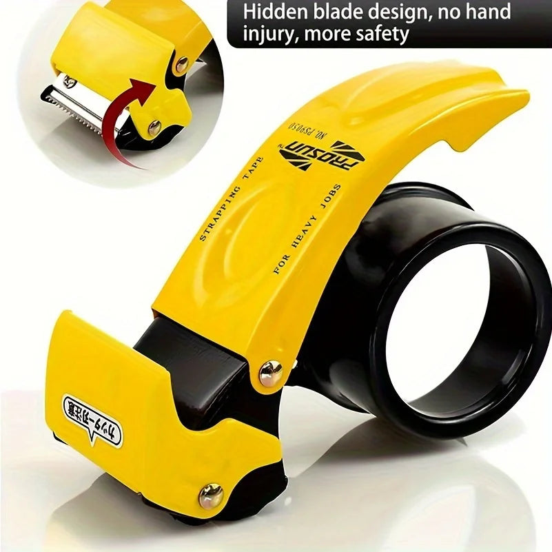 Robuster Hand Bandabroller mit automatischer Schneidefunktion für Kartons