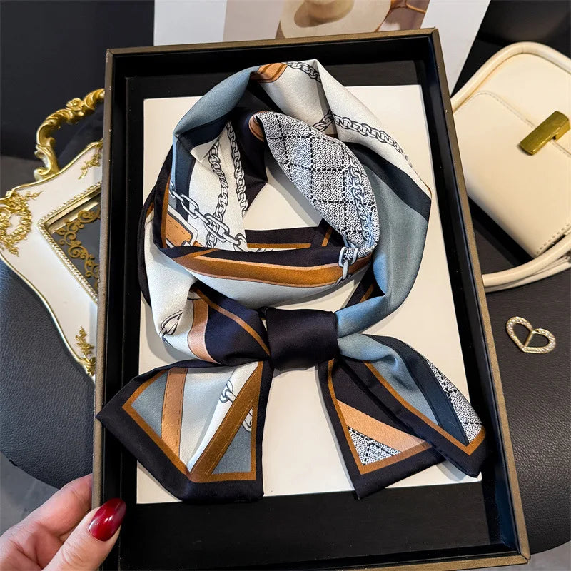 Dünner Seidenschal für Frauen – Multifunktionales Halstuch-Yabubest - Home & More