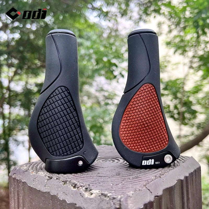 Ergonomische Fahrradgriffe mit rutschfestem Gummi und großem Pad