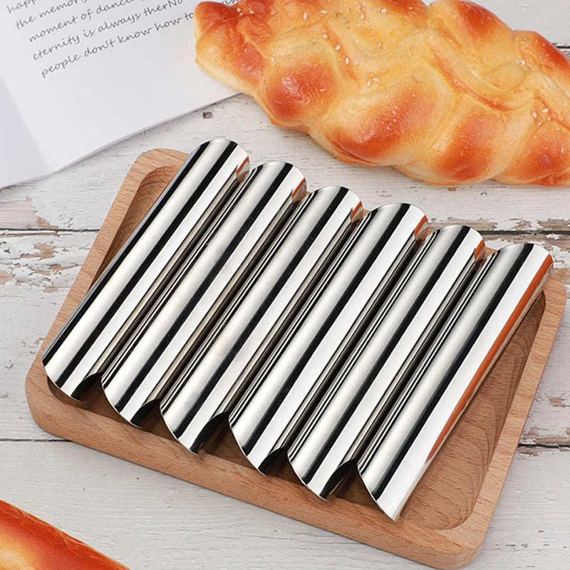 Edelstahl Backformen für knusprige Croissants und Desserts