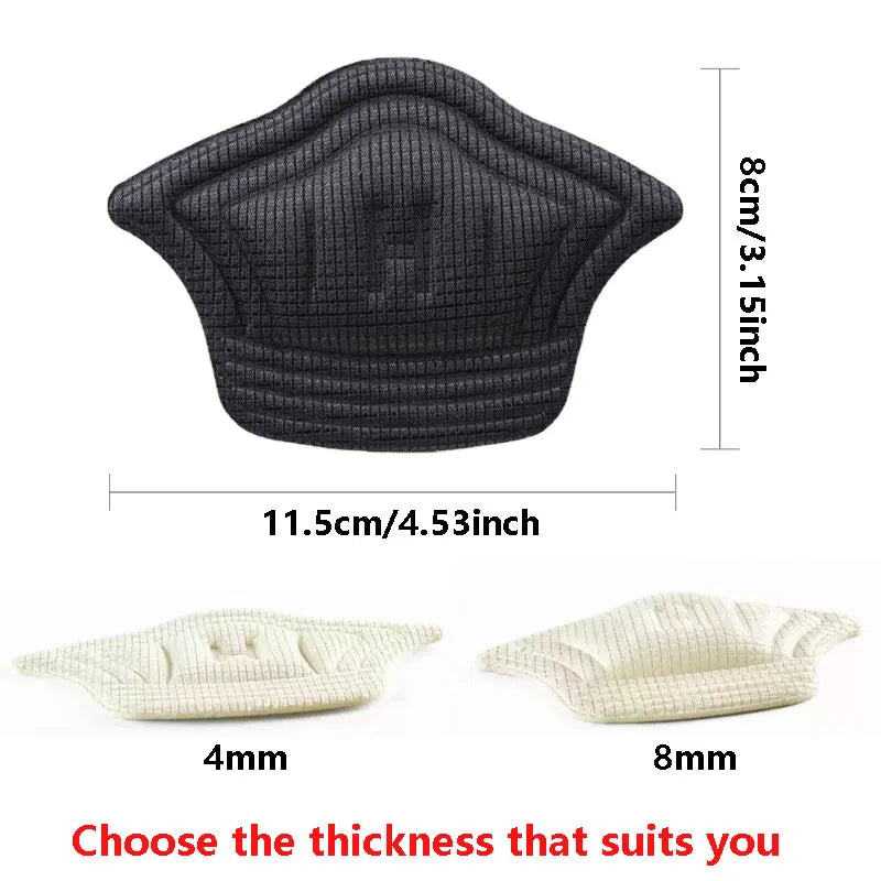 Einstellbare gepolsterte Einlegesohlen mit Dämpfung und Fersenschutz