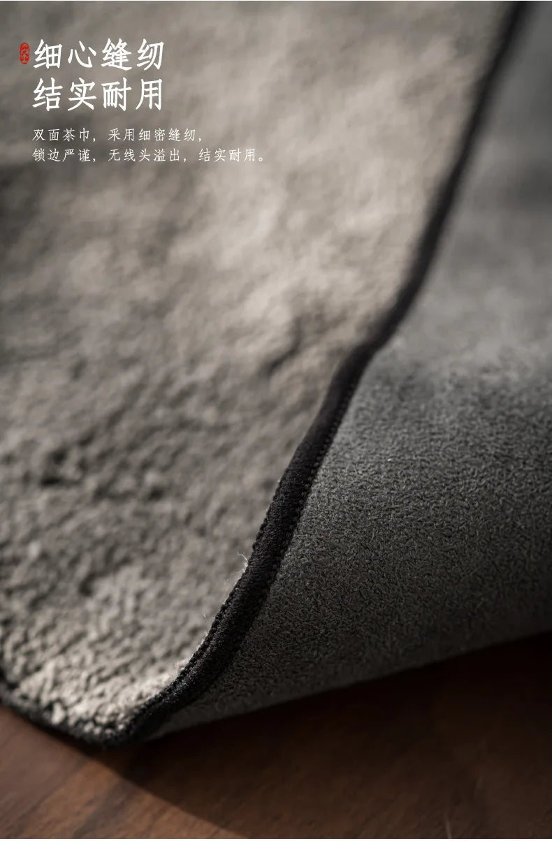 Verdicktes Geschirrtuch aus Baumwolle und Leinen für Küche und Teetisch-Yabubestshop