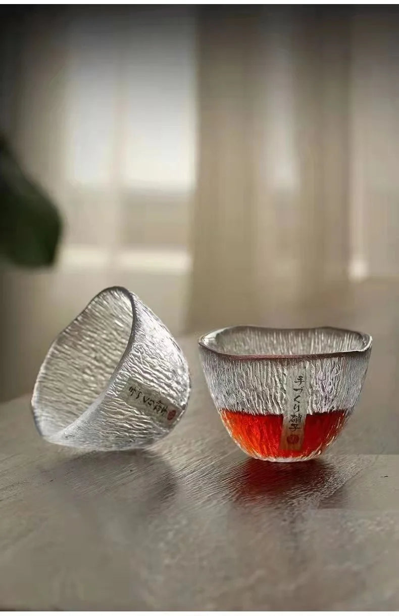 Japanisches Whiskeyglas aus Glas für Zuhause und Bar