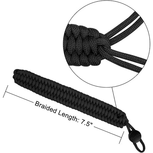 Geflochtenes Fallschirm-Armband mit Verstellbarer Schnalle für Outdoor