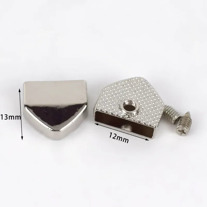 50 Metall Reissverschluss Stopper Clips DIY Zubehör für Taschen Kleidung