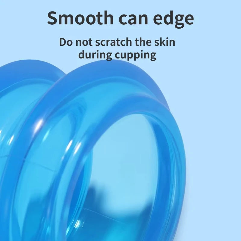 Silikon Schröpf Set zur Körpermassage und Anti Cellulite Therapie