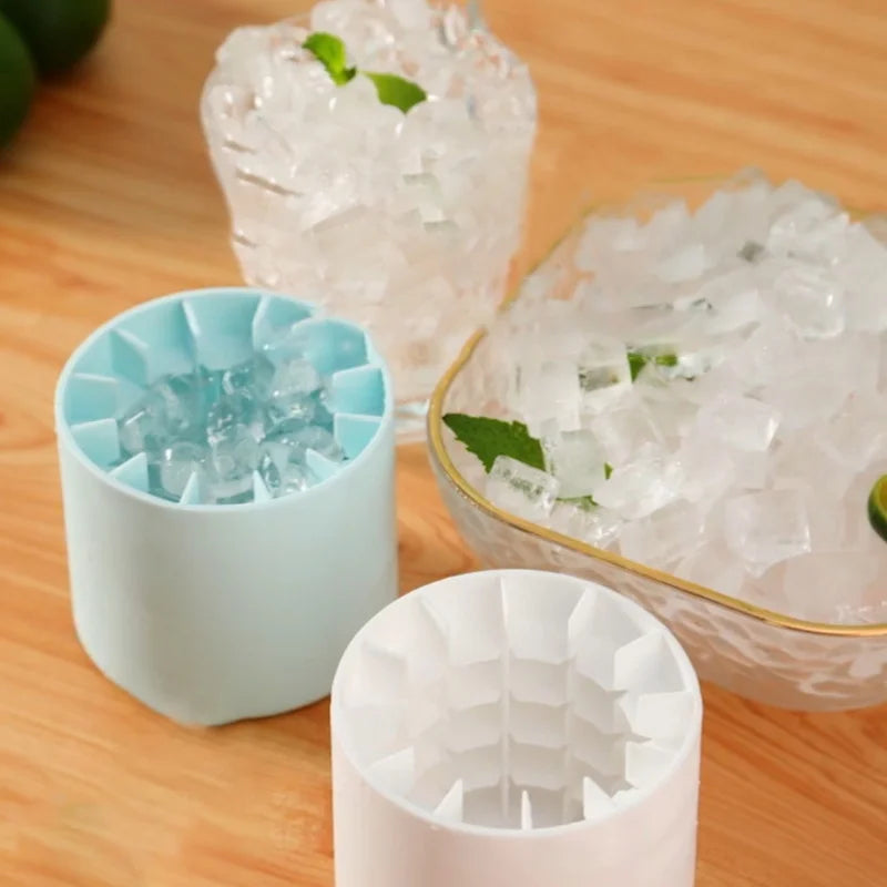 Mini Silikon Eiswürfelform Runde Eis Lagerung Box für DIY