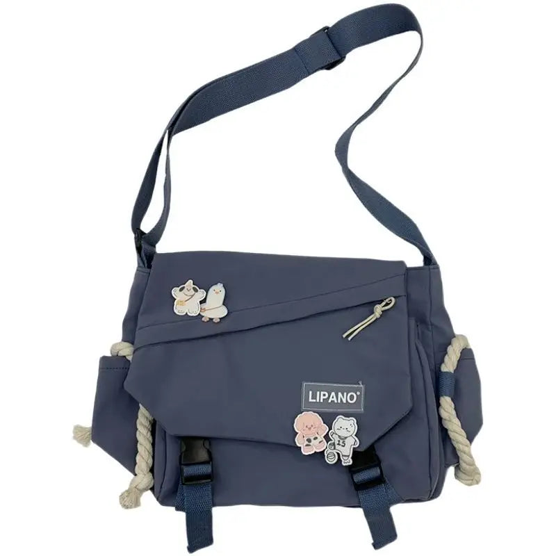 Stylische Leinwand Umhängetasche – Große Kapazität, leichter Komfort - sicherer Verschluss