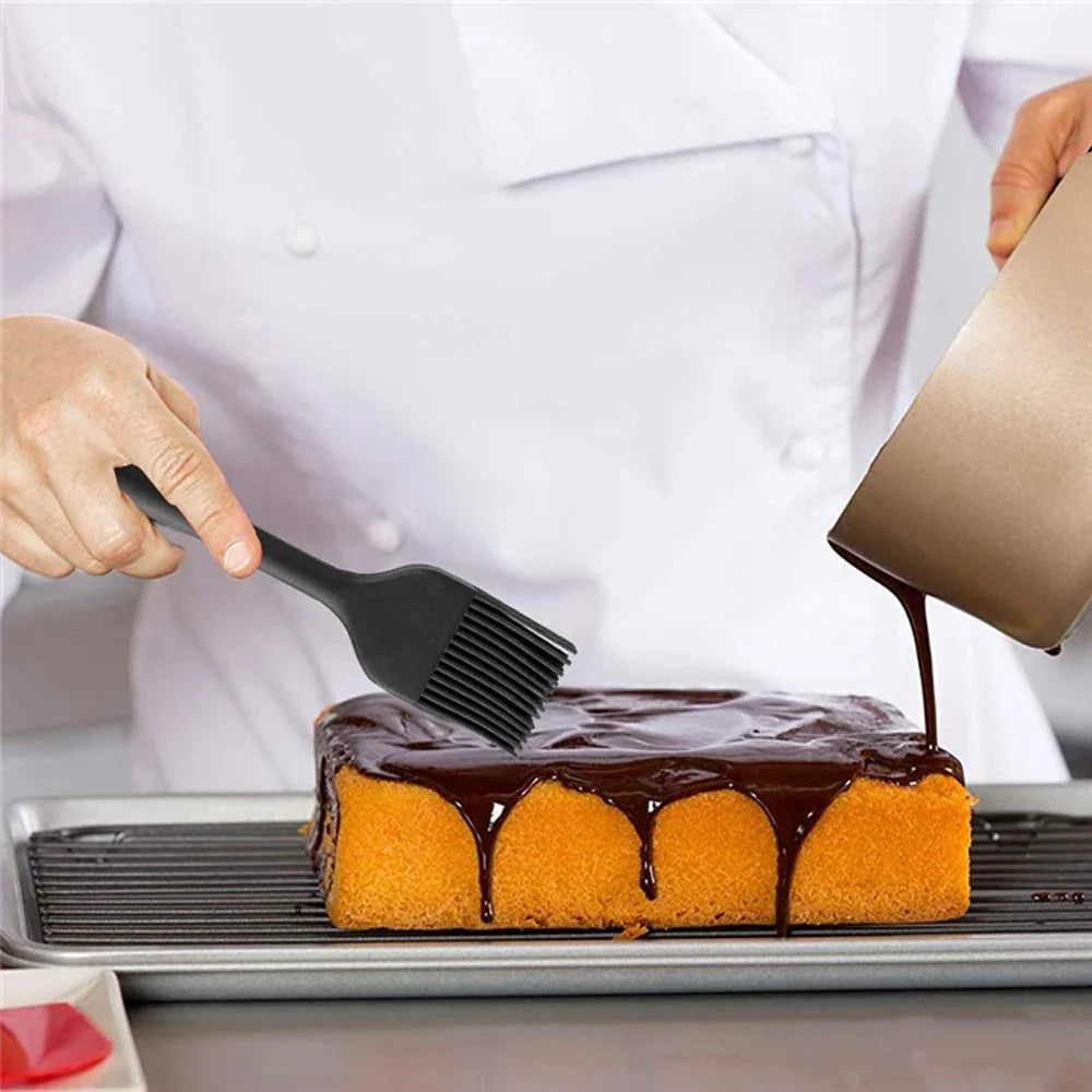 6-teiliges Silikon Spatel Set lebensmittelecht hitzebeständig zum Kochen und Backen-Yabubest - Home & More