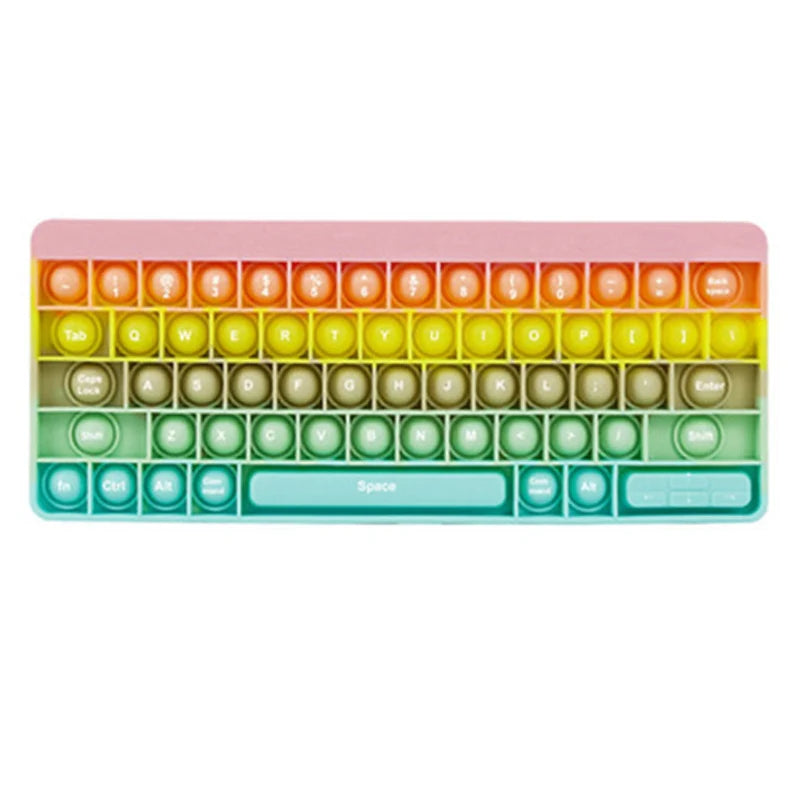 Tastatur Push Bubble Fidget Toy für Stressabbau und Entspannung