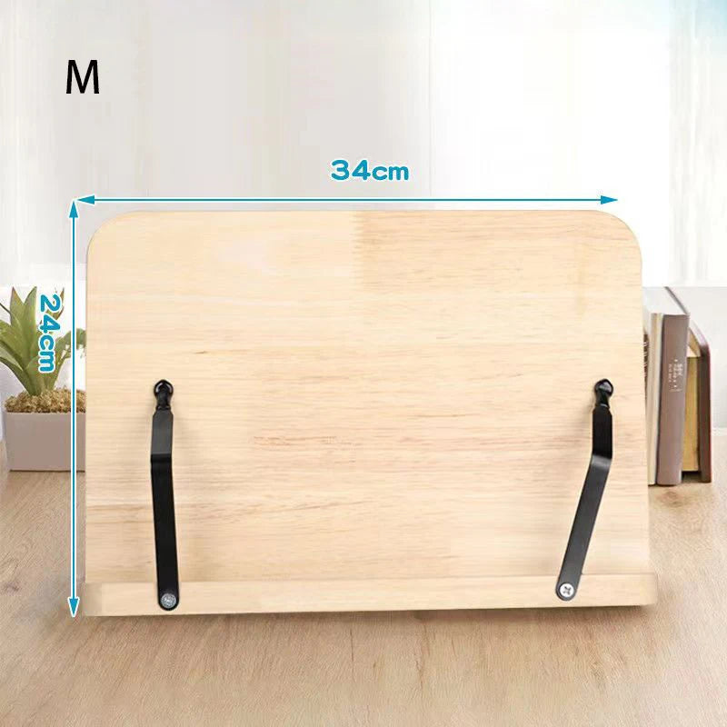 Komfortabler Buchständer aus Holz für ergonomisches Lesen und Ordnung