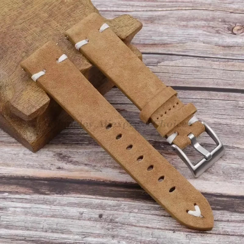 Wildlederarmband Fur Huawei Watch GT3 GT4 Uhrenarmband Vintage Ha