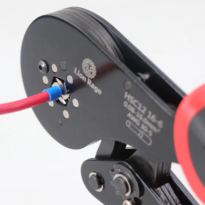 Präzise Aderendhülsen-Crimpzange für 0,08-16mm² Elektro-Anschlüsse