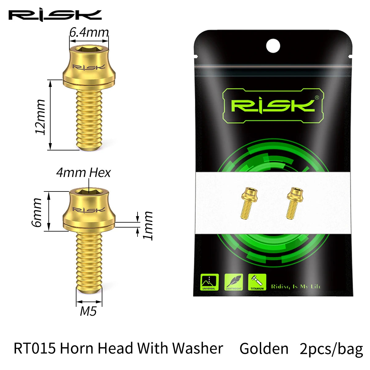 Titan Fahrradschrauben M5x12mm für Flaschenhalter Luftpumpe MTB Rennrad