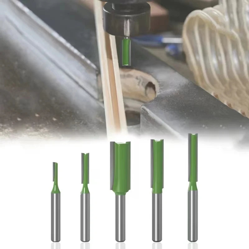 Doppel-Flöte Fräser mit 6mm Schaft für Holzbearbeitung vielseitig einsetzbar