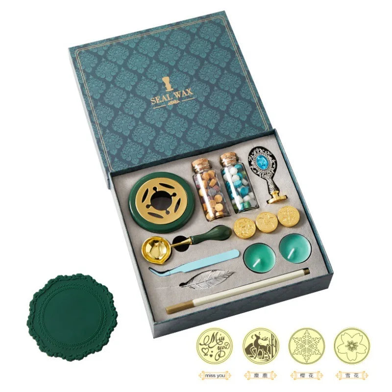 Wachssiegel Stempel Set für kreative Projekte und besondere Anlässe