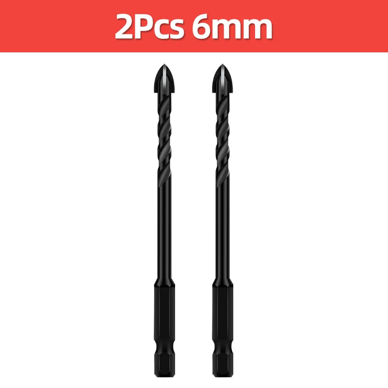 Multifunktionales Spiralbohrer Set für Beton Fliesen und Metall