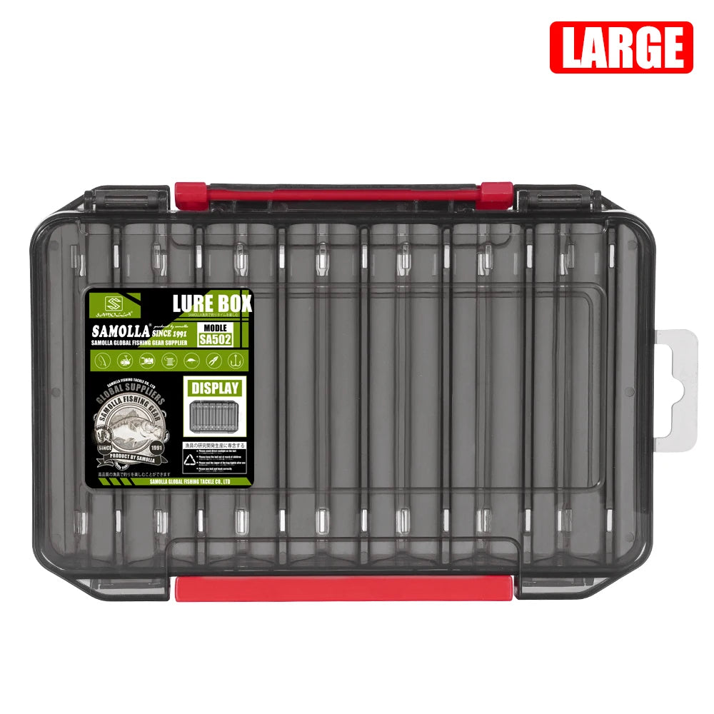 Robuste Angelgerät-Box mit 14 Fächern – Doppelseitiger Organizer für Meer - Strand