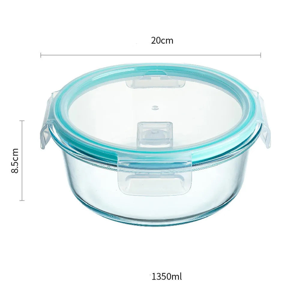 Borosilikatglas Lunchbox – Mikrowelle, Versiegelt, Kühl- und Gefrierbox