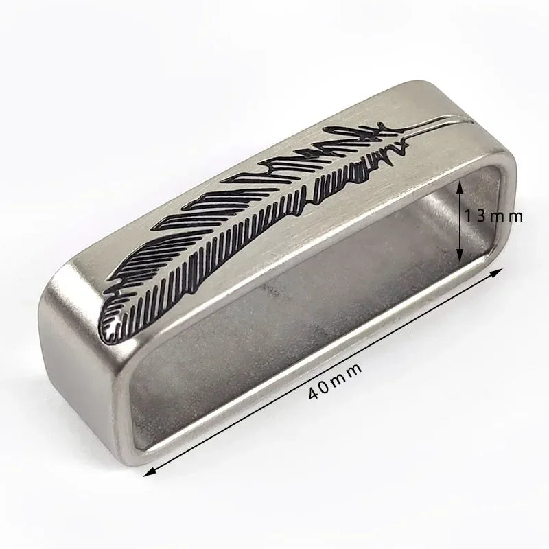 35-40 mm Messing O D Ring Gürtelschnalle mit Kupfer Schlaufe für Gürtel