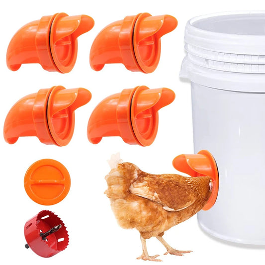 Automatischer Schwerkraft Huhn Futterspender Regendicht für Geflügel und Enten