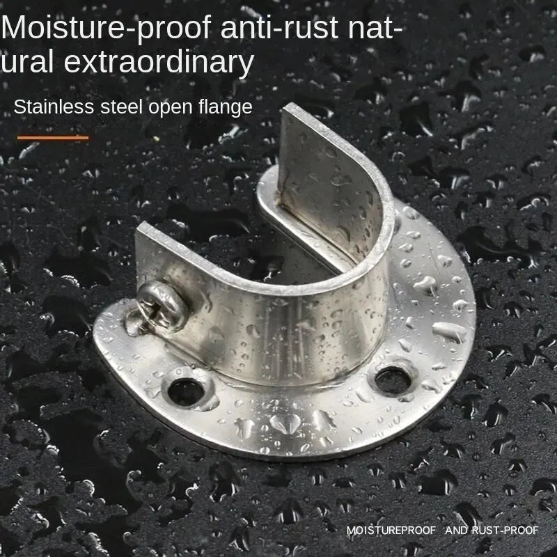 Flanschsitz aus Edelstahl 304 Kleiderschrank Aufhänger und Rohrhaken