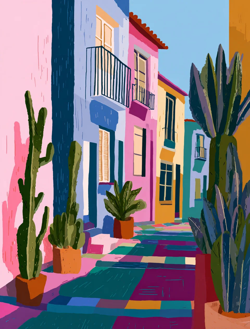 Malen nach Zahlen Set für Erwachsene Landschaft Leinwand Kunst 40x50 bis 60x75 cm