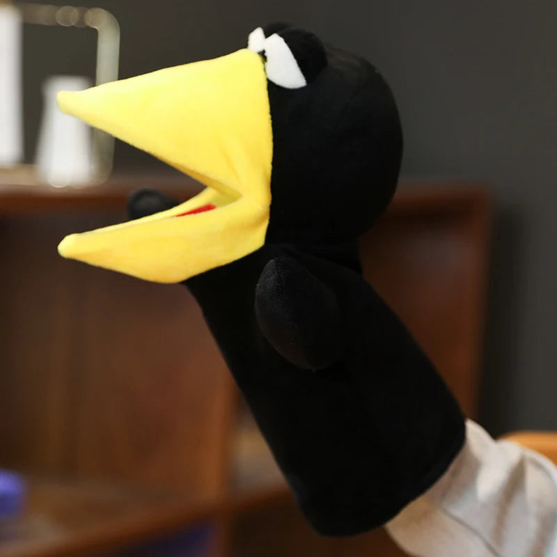 Kuschelweiche Handpuppen als Lernspielzeug für Kinder