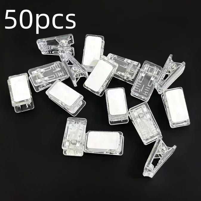 50 selbstklebende Clips für Wandteppiche Fotos Zuhause & Büro Aufhängung