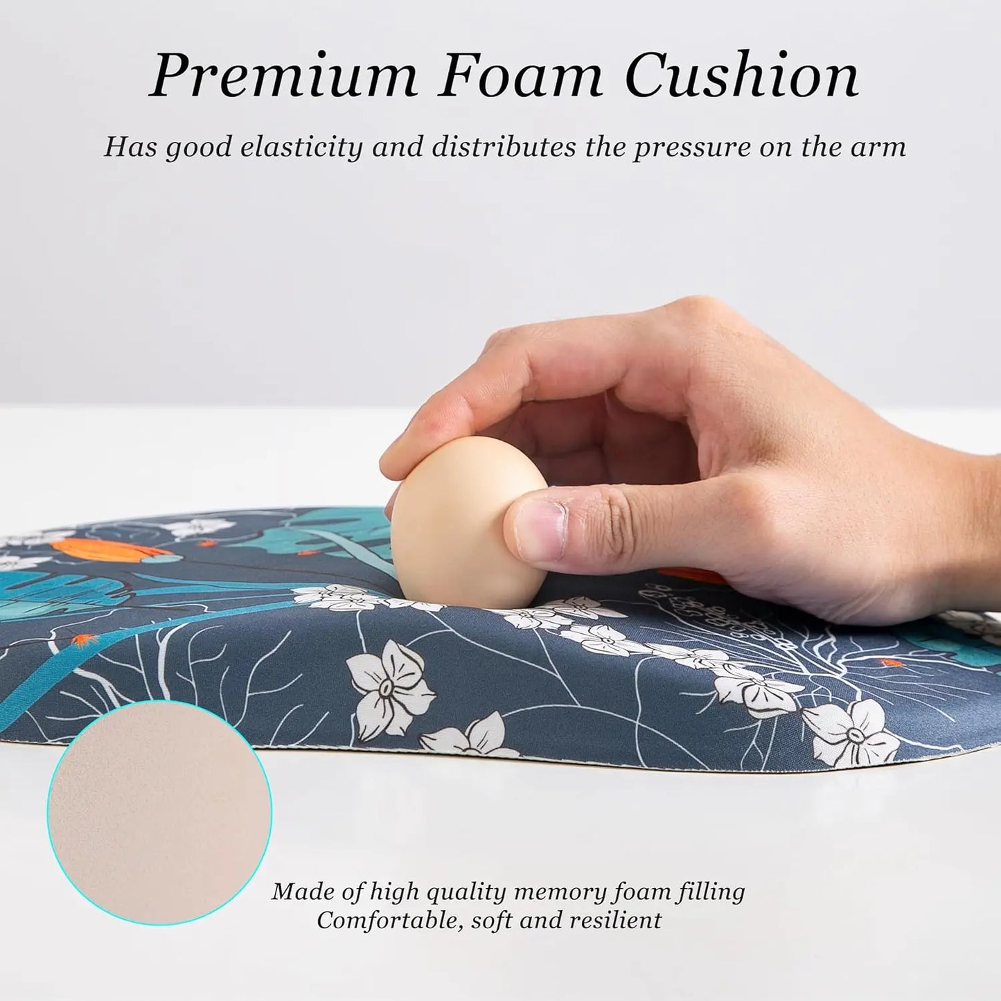 Ergonomisches Memory-Schaum-Mauspad mit Handgelenkauflage