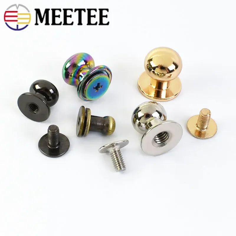 20er Set Metallnieten 4-12 mm, Gürtelverschlüsse für DIY-Lederzubehör-Yabubest - Home & More