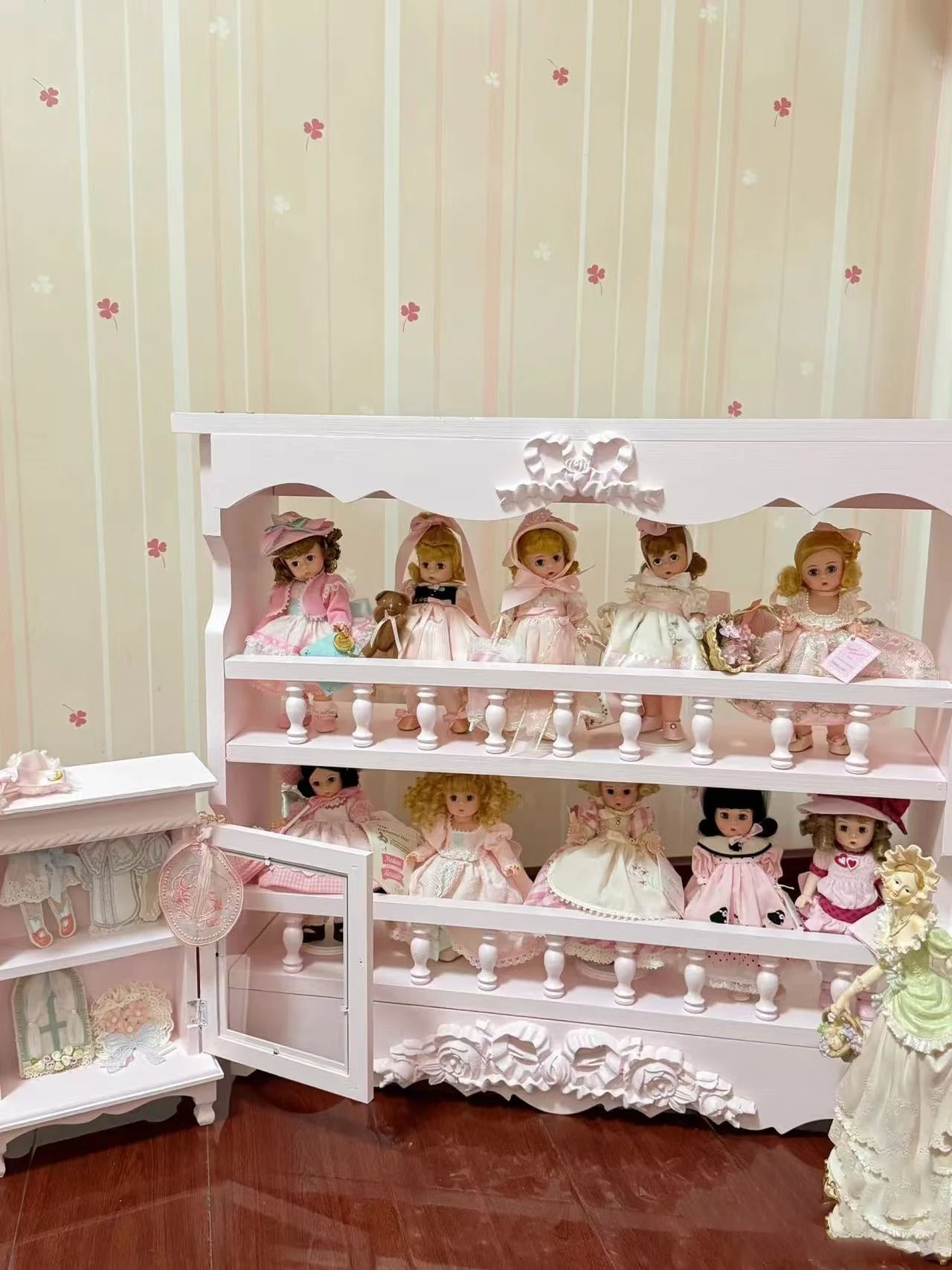 Holzapplikation Spindel Säule Dekoration für Möbel und Heim