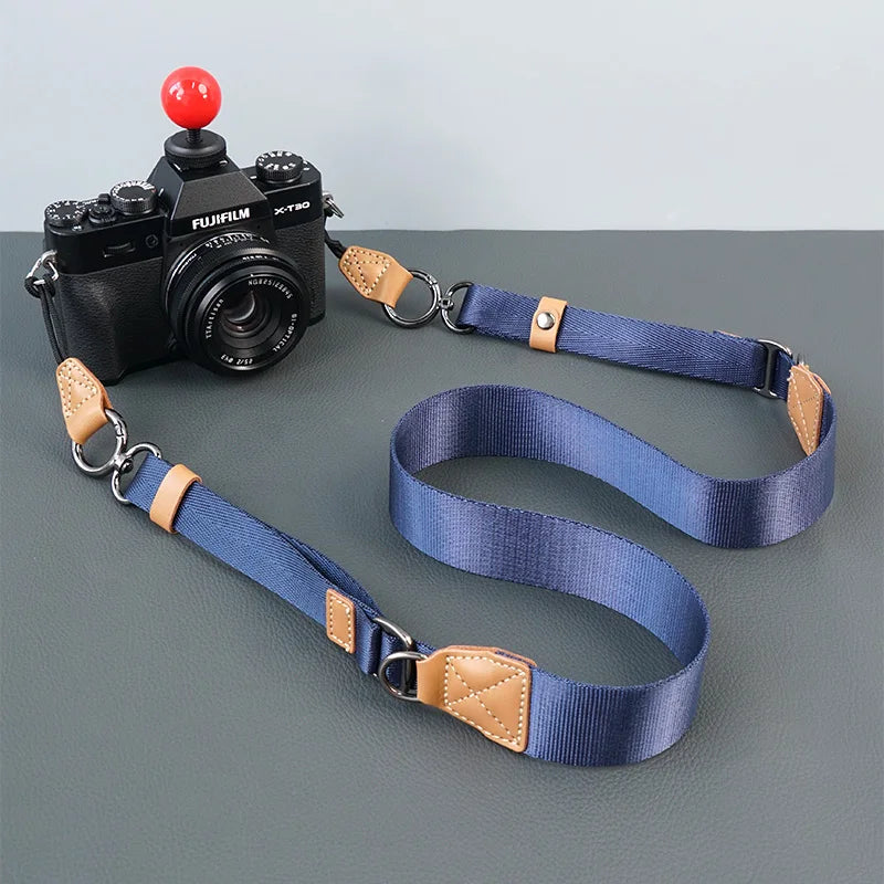 Nylon Kameragurt Schultergurt verstellbar Schnellverschluss Systemkamera