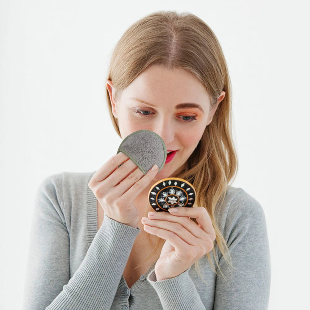Weiche wiederverwendbare Mikrofaser Reinigungspads 8 cm