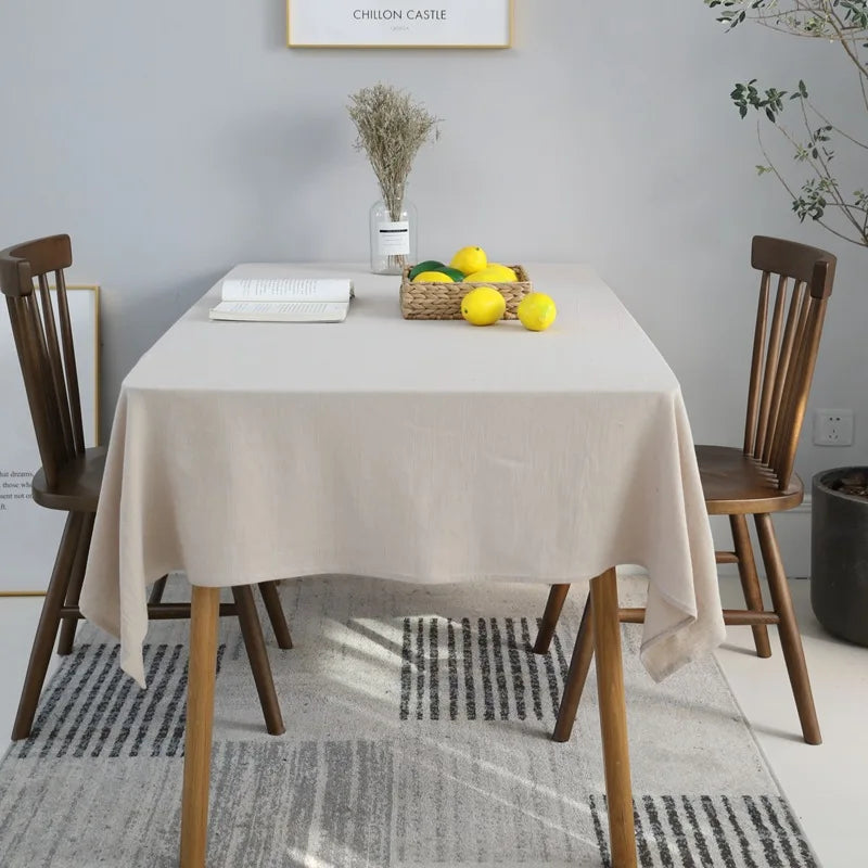 Dekorative Baumwoll Tischdecke rechteckig für Feste und Alltag