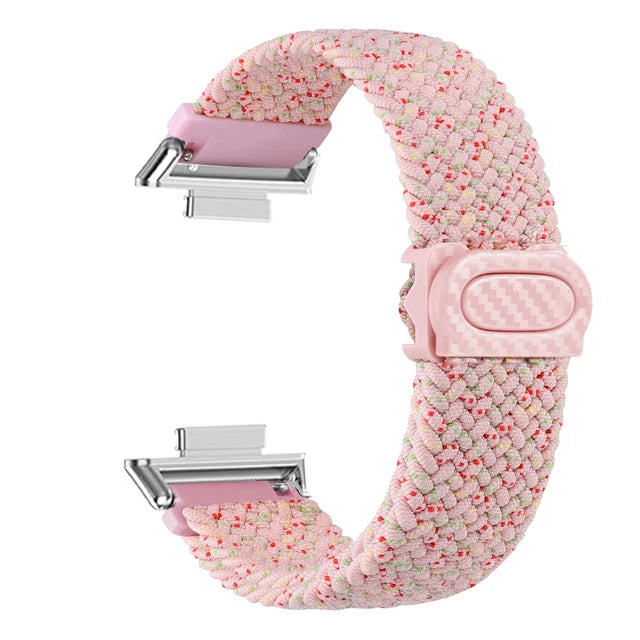 Sportlich - Robust: Geflochtenes Nylonarmband für Huawei Watch Fit 2 Komfort