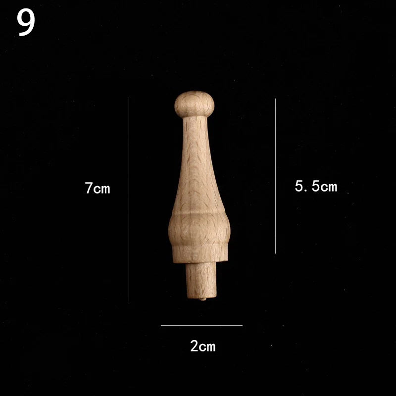 Holzapplikation Spindel Säule Dekoration für Möbel und Heim