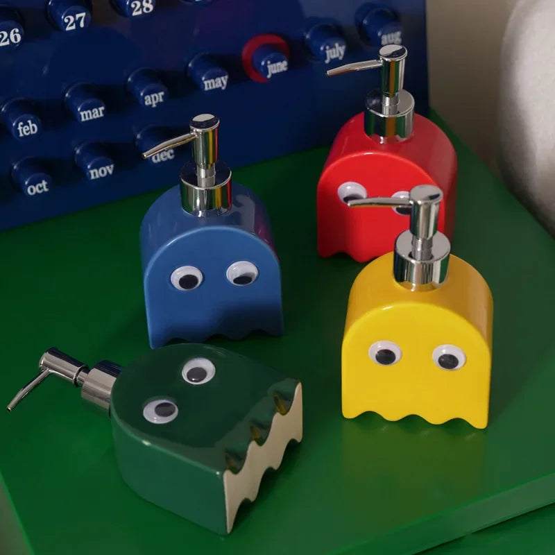 Kreative Keramik Pressflasche für Flüssigseife Badezimmer