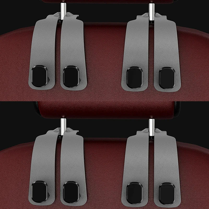 Praktischer Aufbewahrungshaken für Autositz mit Doppelhaken