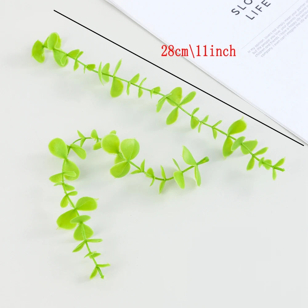 10er Set Künstliche Eukalyptus-Girlande für Hochzeit, Garten - DIY Deko