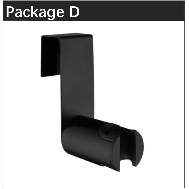 Handbrause Bidet WC Spritzpistole Duschkopf schwarz für Bad WC Einsatz