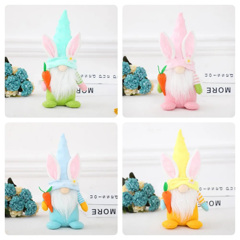 Ostern Zwerg-Kaninchen Puppe Fröhliche Frühling Dekoration Hängend-Yabubest - Home & More